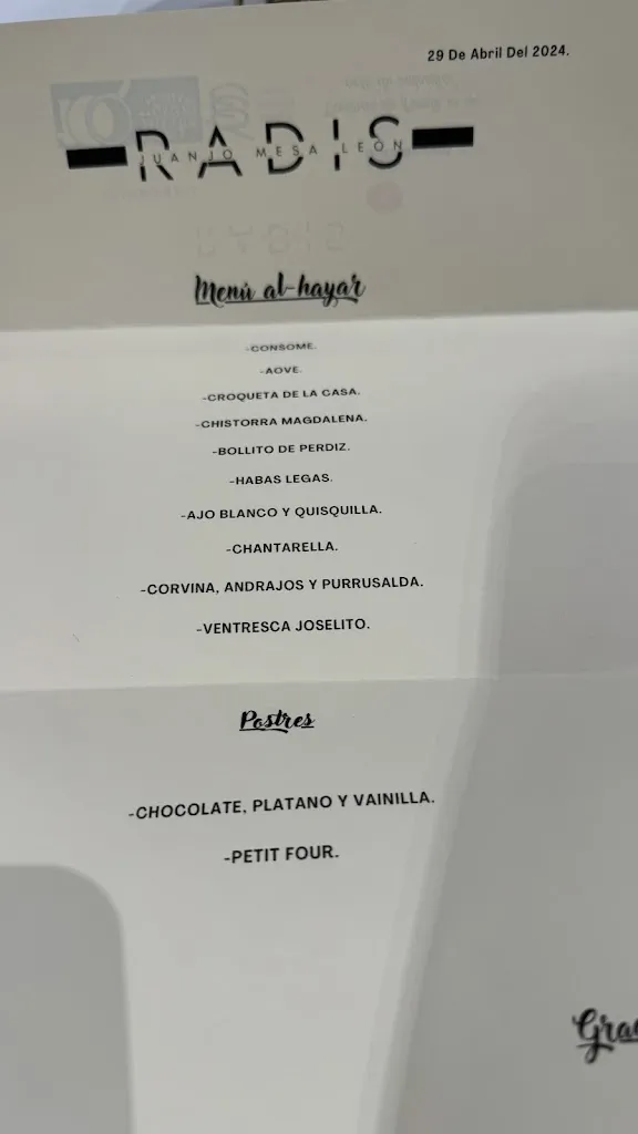 Menu_Restaurante Radis_Jaén_image_3