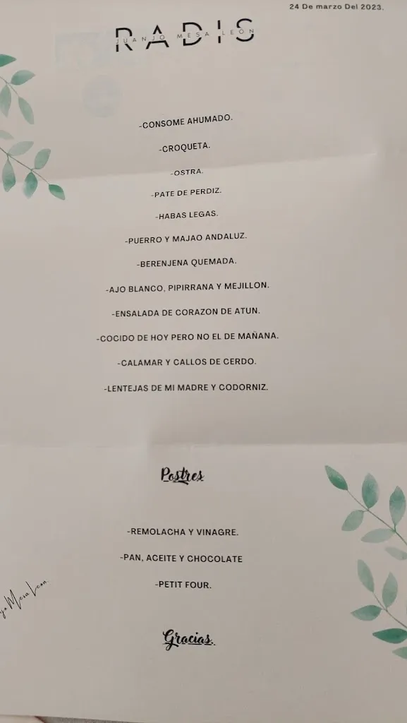 Menu_Restaurante Radis_Jaén_image_4