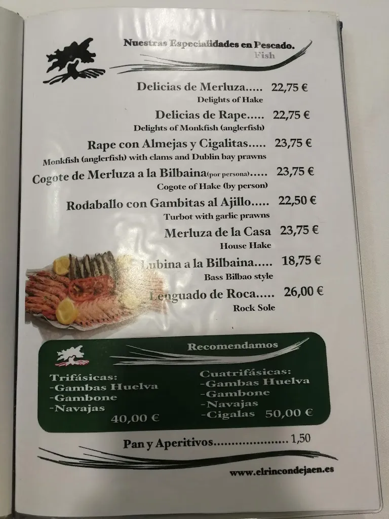 Menu_El Rincón de Jaén II_Jaén_image_4