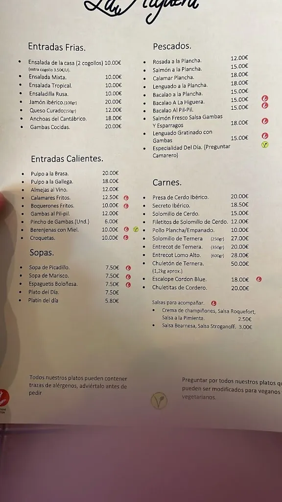 Menu_Bar Restaurante La Higuera_Lahiguera_image_4