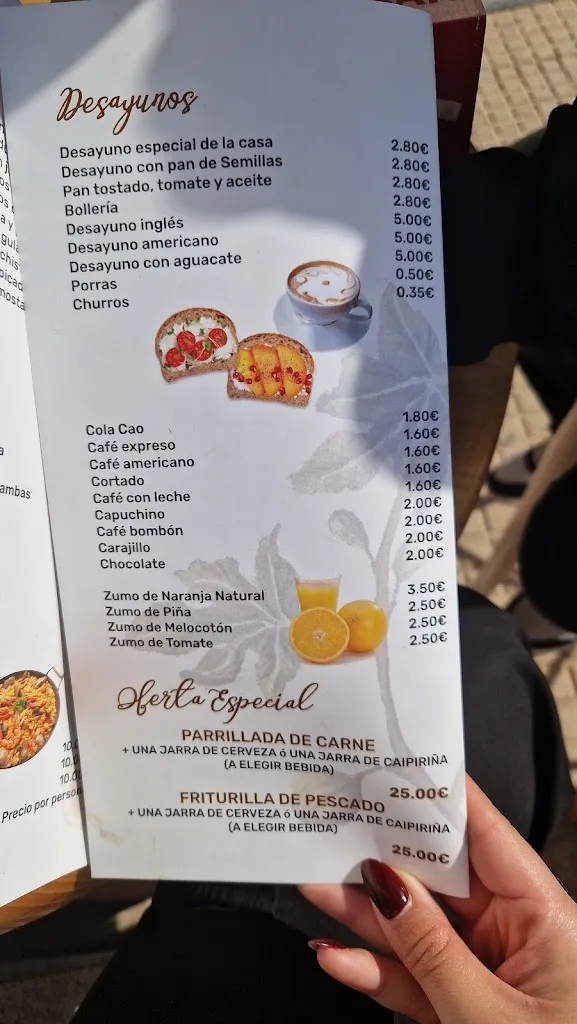 Menu_La Higuera Restaurante Cafeteria Churrería_Lahiguera_image_3