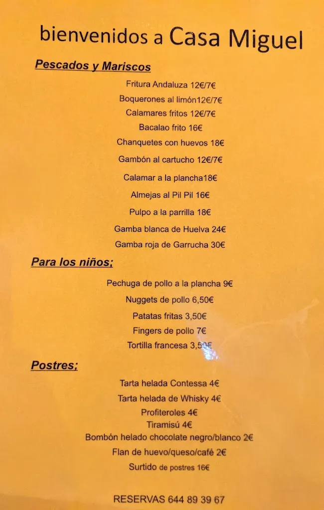 Menu_CASA MIGUEL_Fuensanta de Martos_image_1