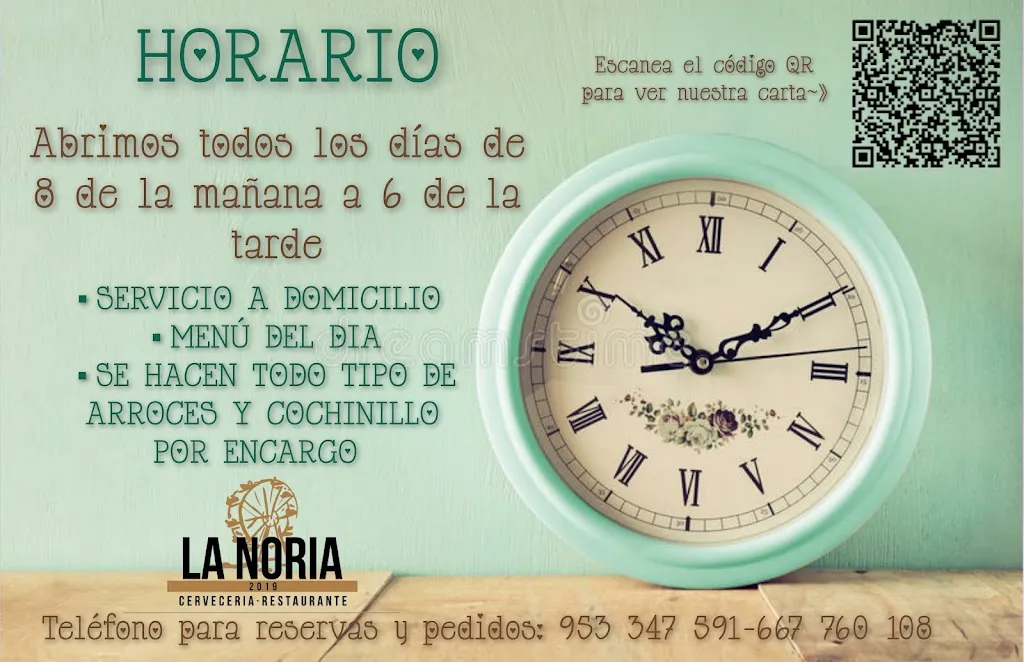 Menu_Cerveceria Restaurante La Noria 2019_Fuensanta de Martos_image_3