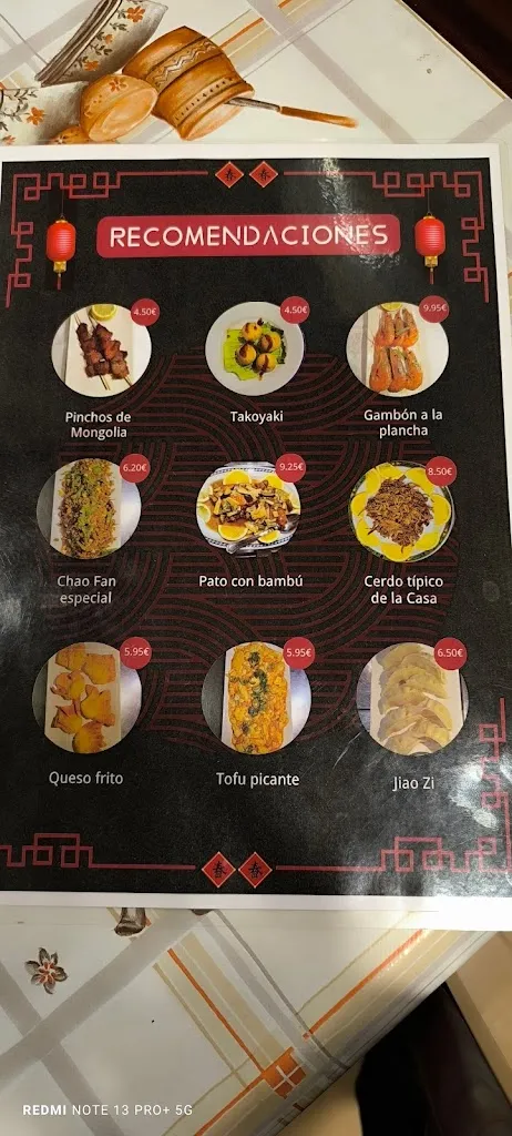 Menu_Restaurante chino Castalla Jardin loto II 莲花乐园_Castalla_image_1