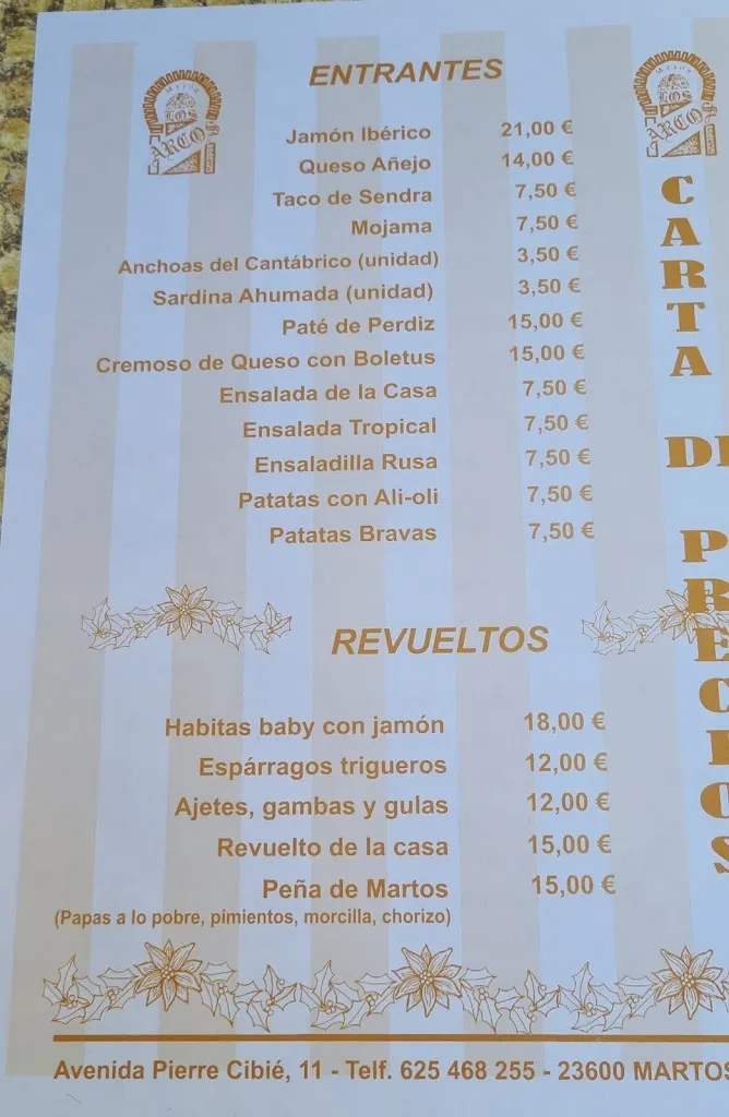 Menu_Mesón 