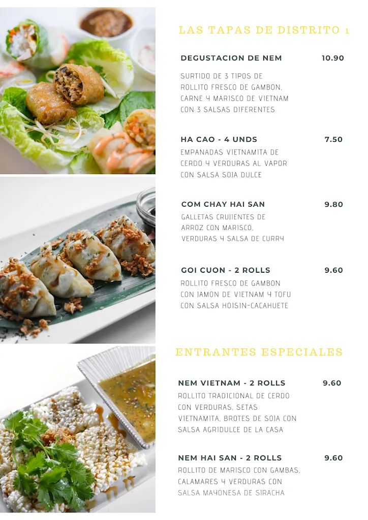 Menu_Distrito Vietnamita_Mancha Real_immagine_2