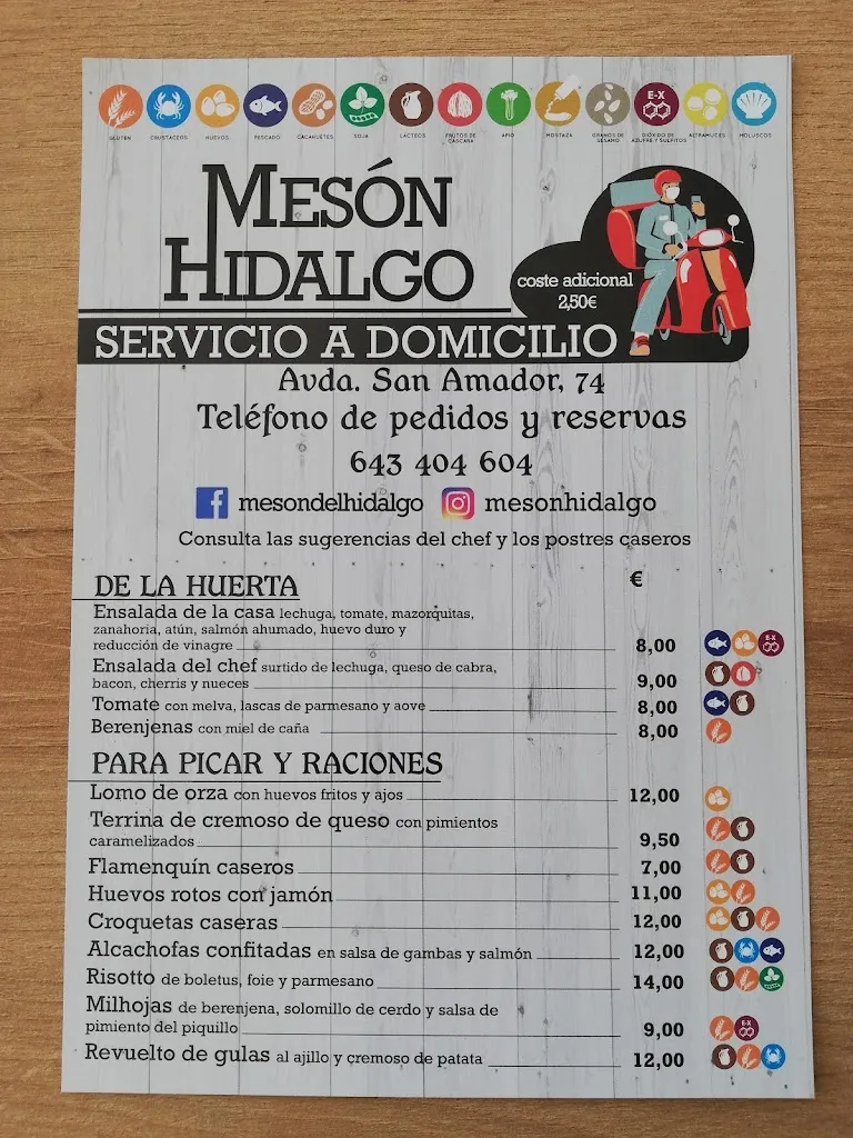Menu_Meson Hidalgo_Martos_image_1