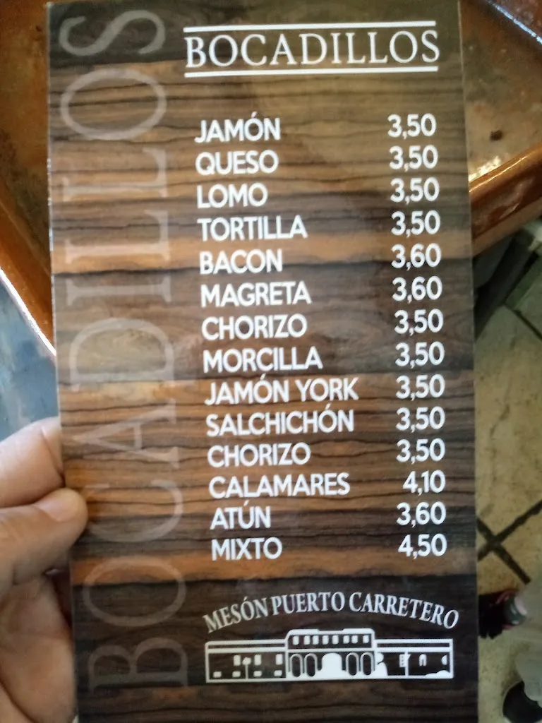 Menu_Mesón Puerto Carretero_Noalejo_image_1