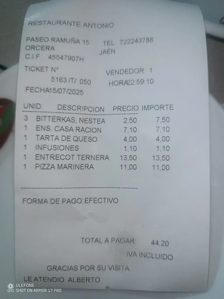 Henryk S_Antonio Restaurante_Orcera_review