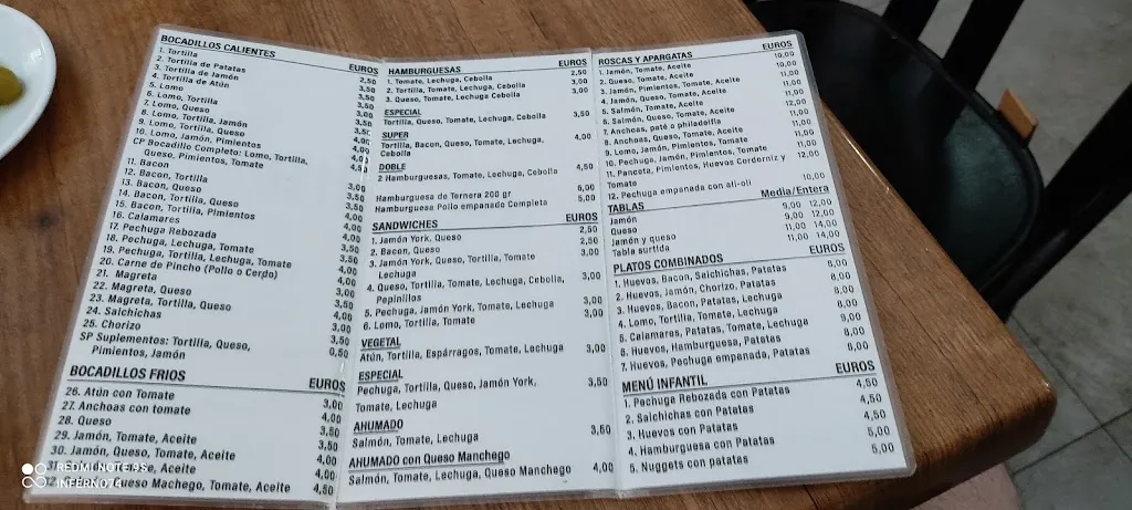 Menu_Bar Flamingo_Jódar_image_1