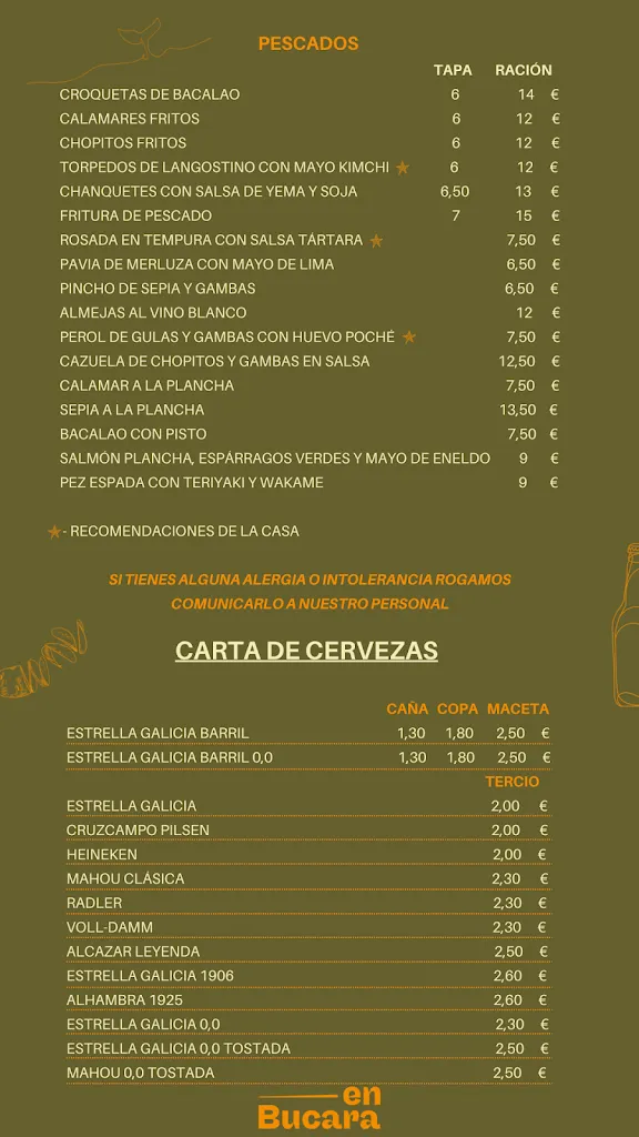 Menu_en-Bucara, Bar de tapas y Restaurante_Marmolejo_image_1