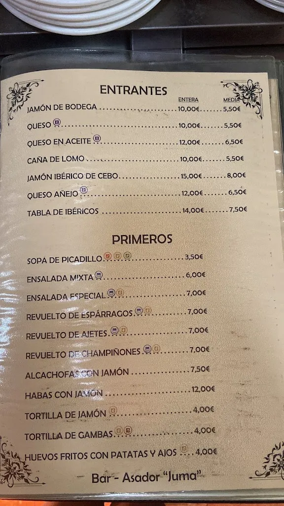 Menu_Bar Restaurante Juma_Marmolejo_image_4
