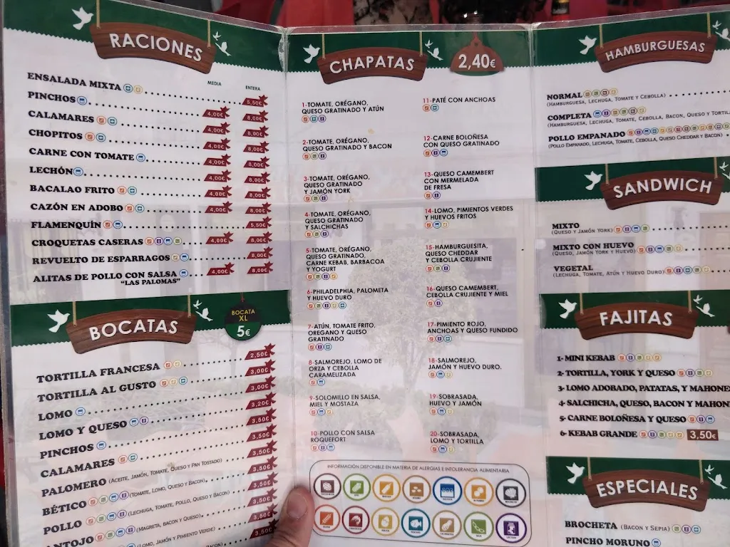 Menu_Cafetería-Bar J&R Las Palomas_Marmolejo_image_1