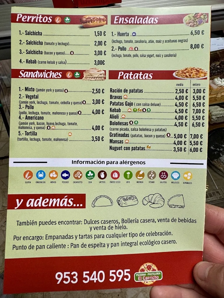 Menu_Pizzería 