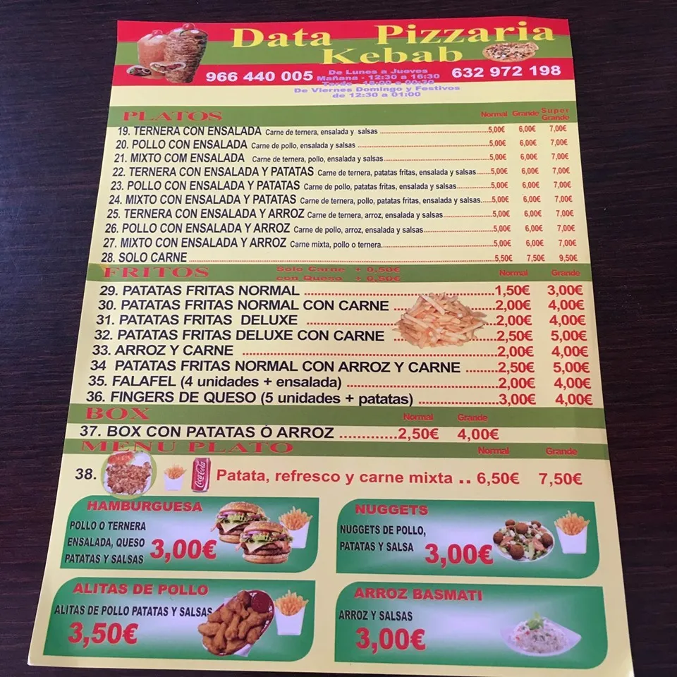 Menu_Pizzeria Kebab Manía_Castalla_image_1