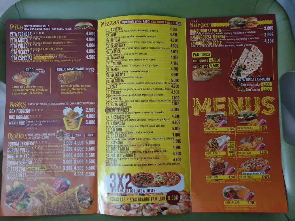 Menu_Pizzeria Kebab Manía_Castalla_image_4