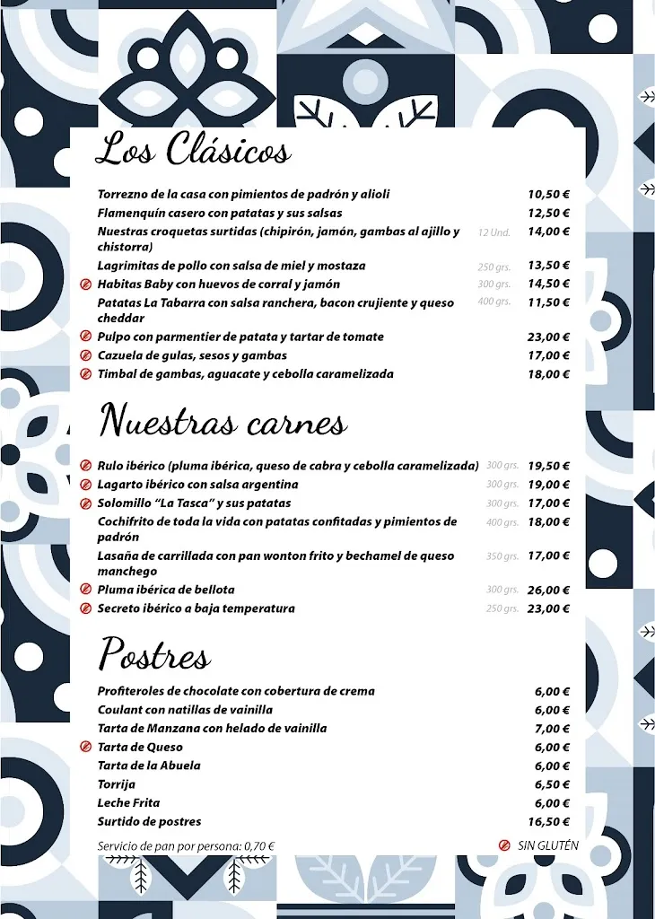 Menu_Restaurante Dando La Tabarra_Mengibar_immagine_1