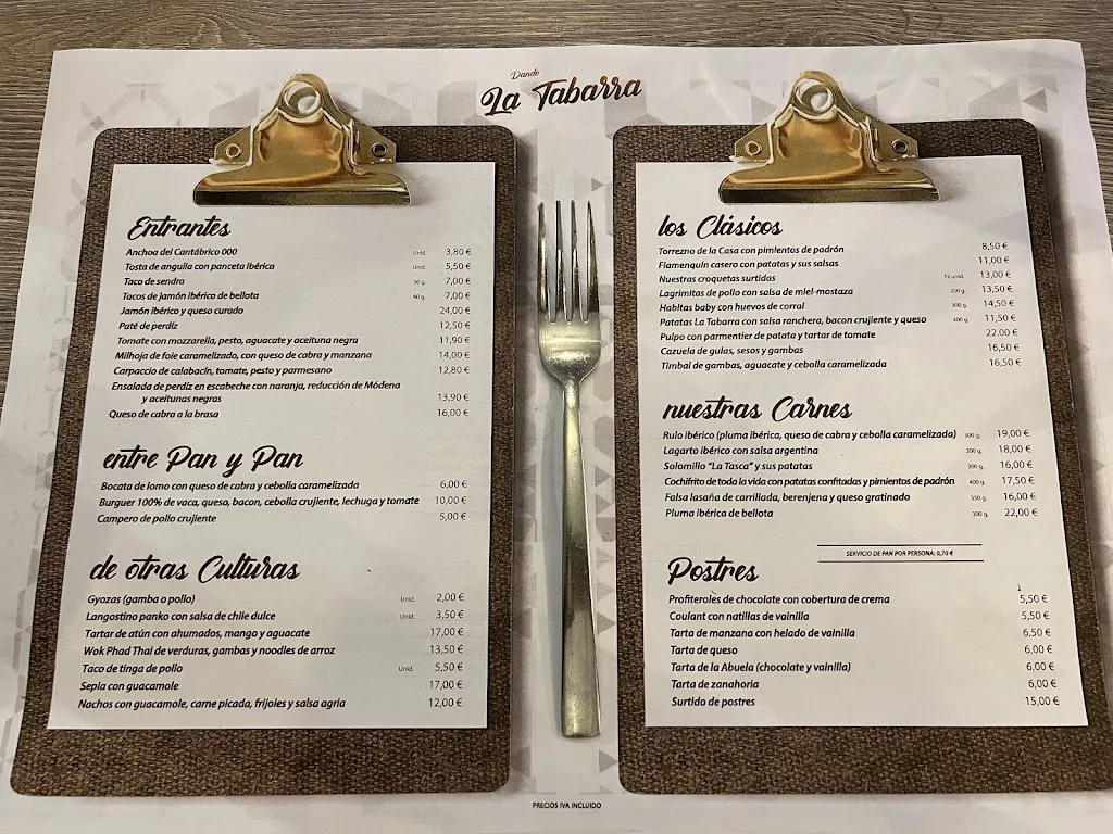 Menu_Restaurante Dando La Tabarra_Mengibar_immagine_3