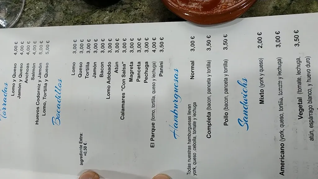 Menu_Café-Bar El Parque_Mengibar_image_3