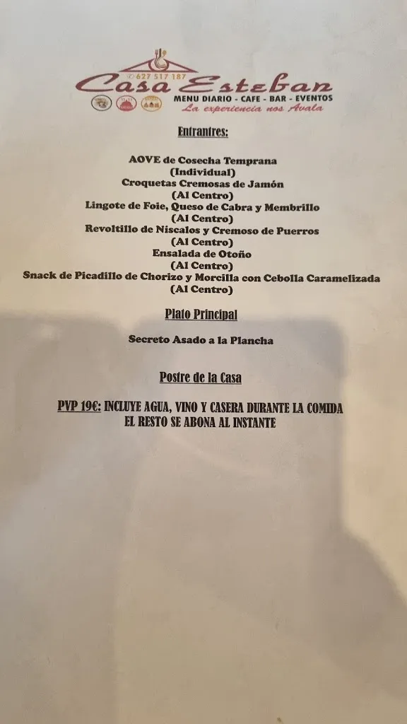 Menu_Restaurante Casa Esteban_Peal de Becerro_image_1