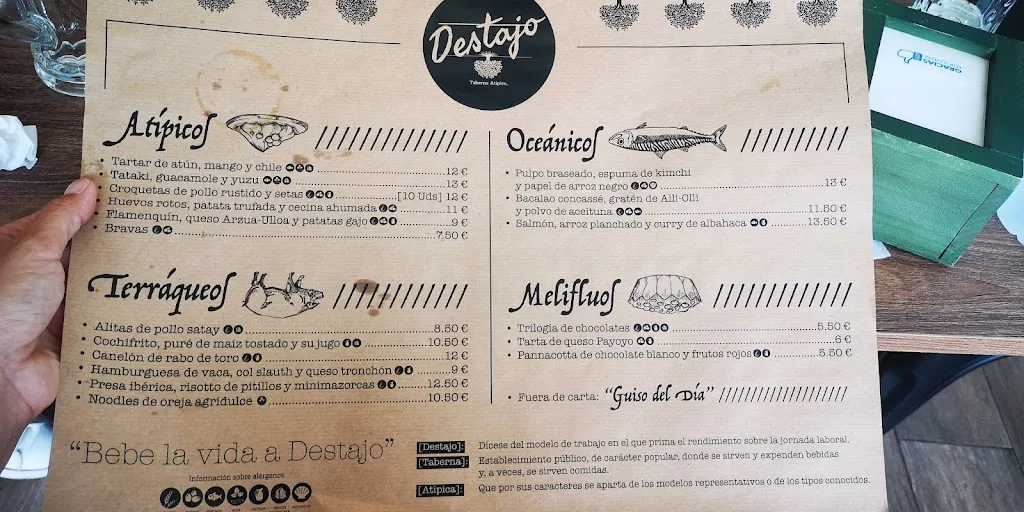 Menu_Destajo Taberna Atípica__Peal de Becerro_image_3