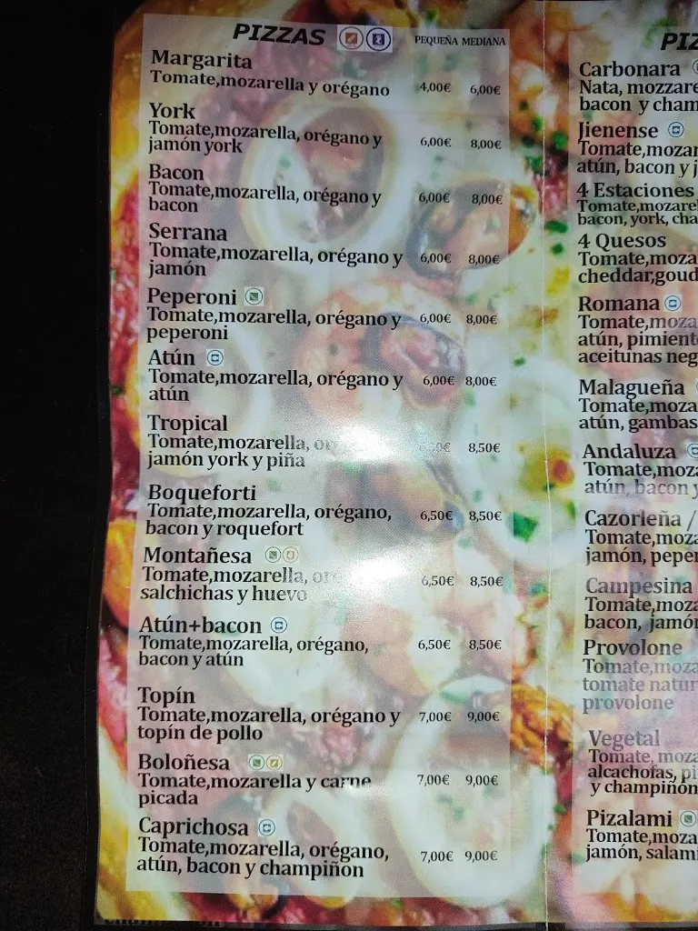 Menu_Pizzería Lara _Peal de Becerro_image_1