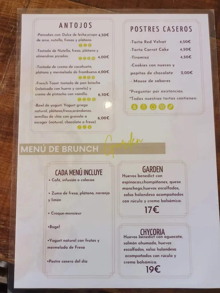 Menu_Garden Brunch & Breakfast_Arteixo_image_1