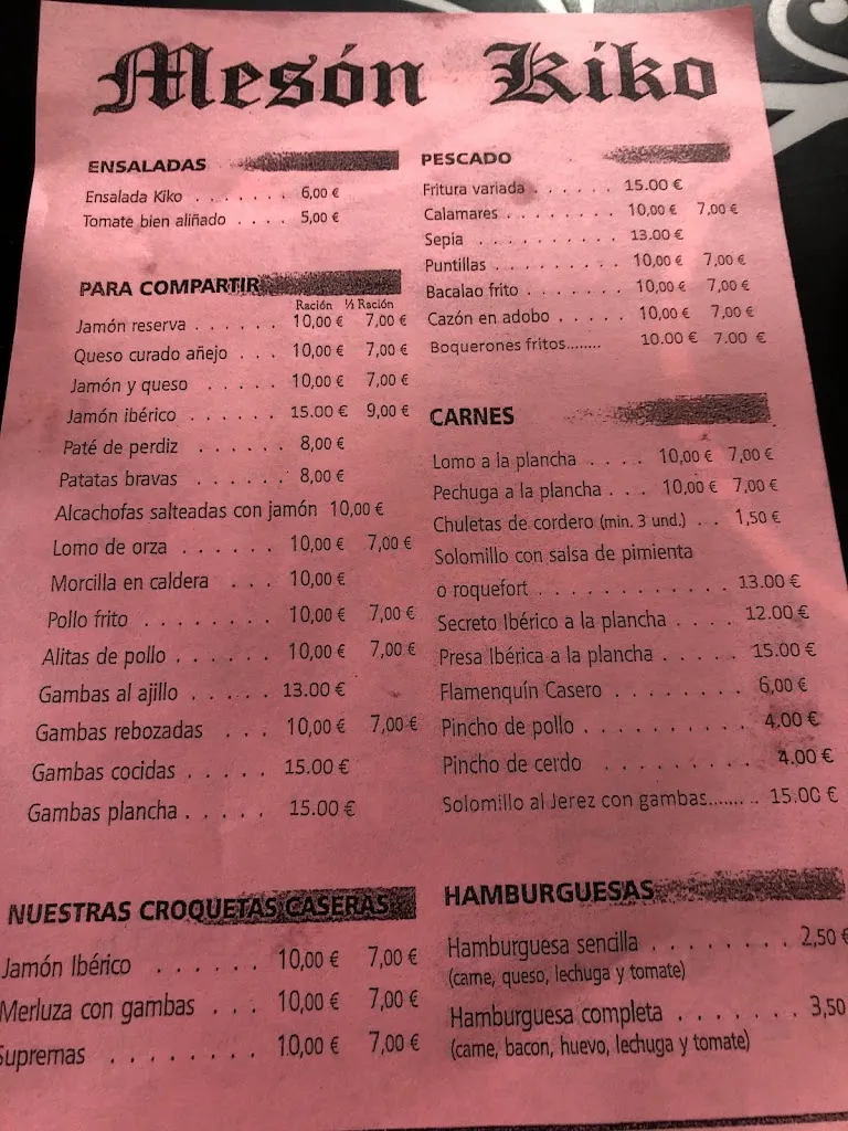 Menu_Mesón Kiko_Sabiote_image_3
