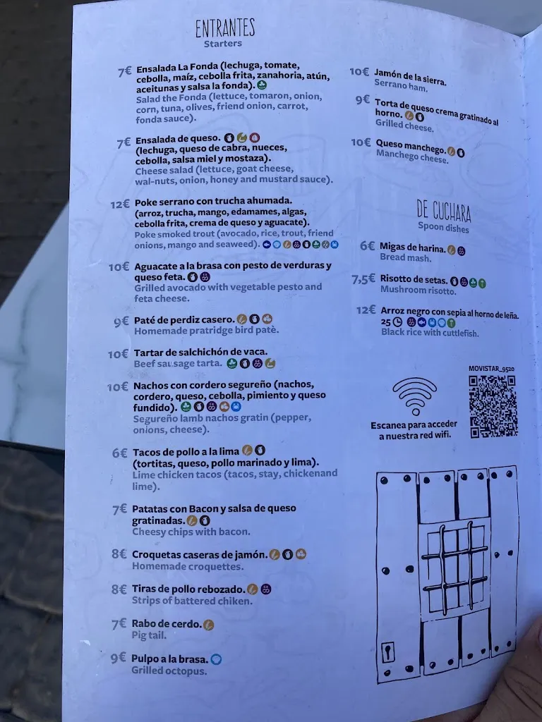 Menu_La Fonda Del Perchel_Santiago-Pontones_immagine_1