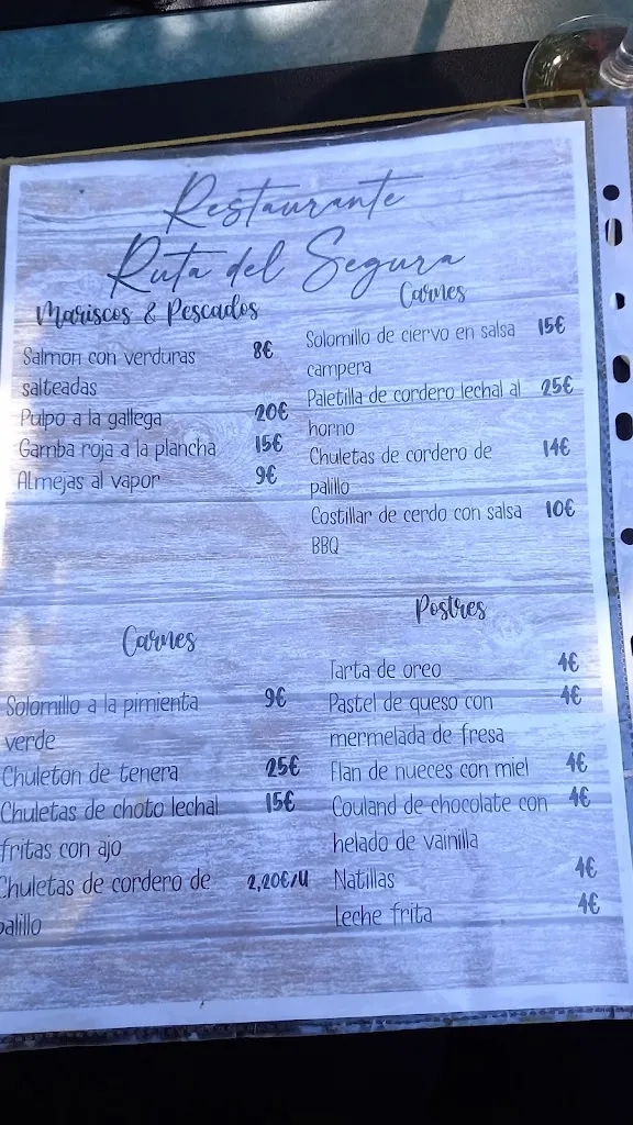 Menu_Hotel Ruta Del Segura_Santiago-Pontones_image_4