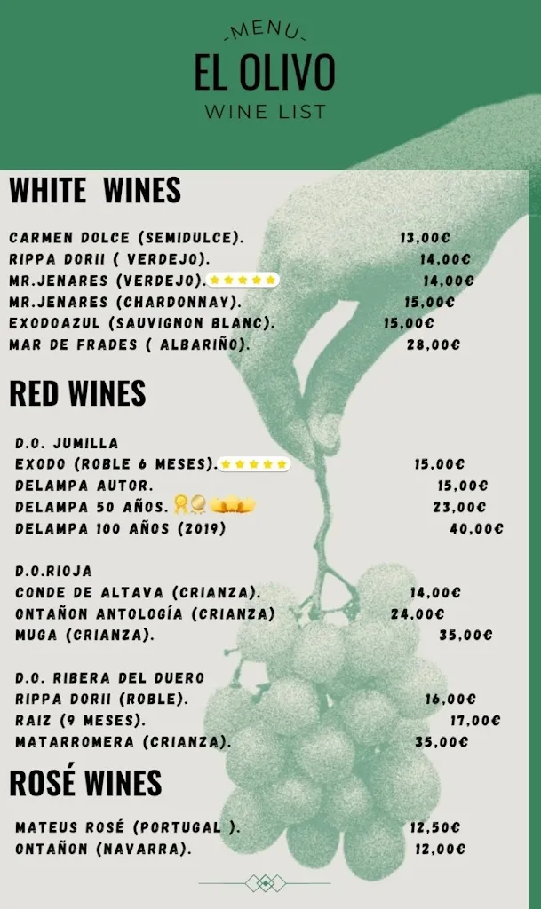 Menu_Bar & Kitchen El Olivo_Quesada_image_1