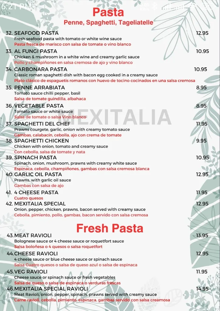 Menu_Mexitalia Restaurant_Quesada_image_3