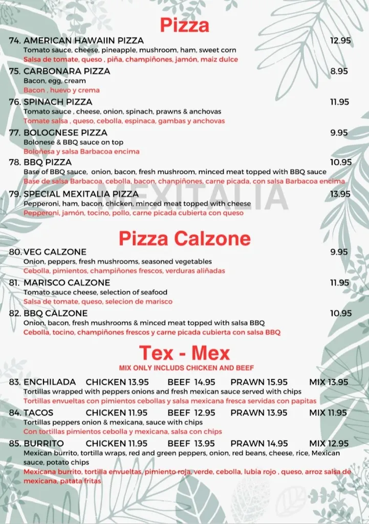Menu_Mexitalia Restaurant_Quesada_image_4