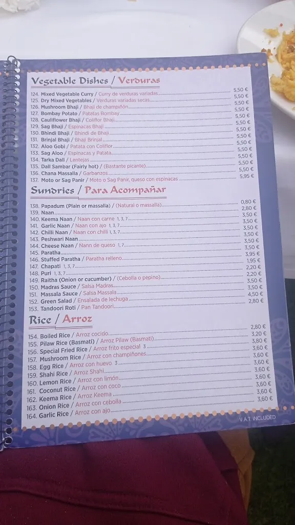 Menu_Indian ocean Ciudad Quesada_Quesada_image_1