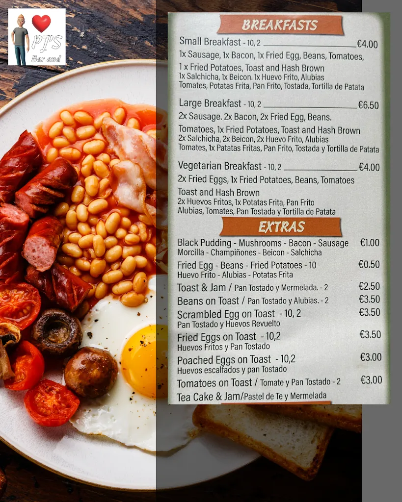 Menu_PJ's Bar and Eatery_Quesada_image_1