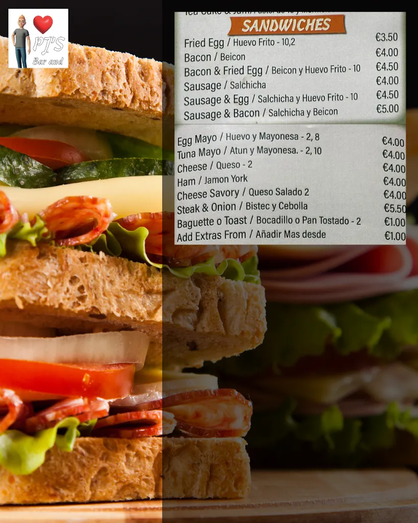 Menu_PJ's Bar and Eatery_Quesada_image_2