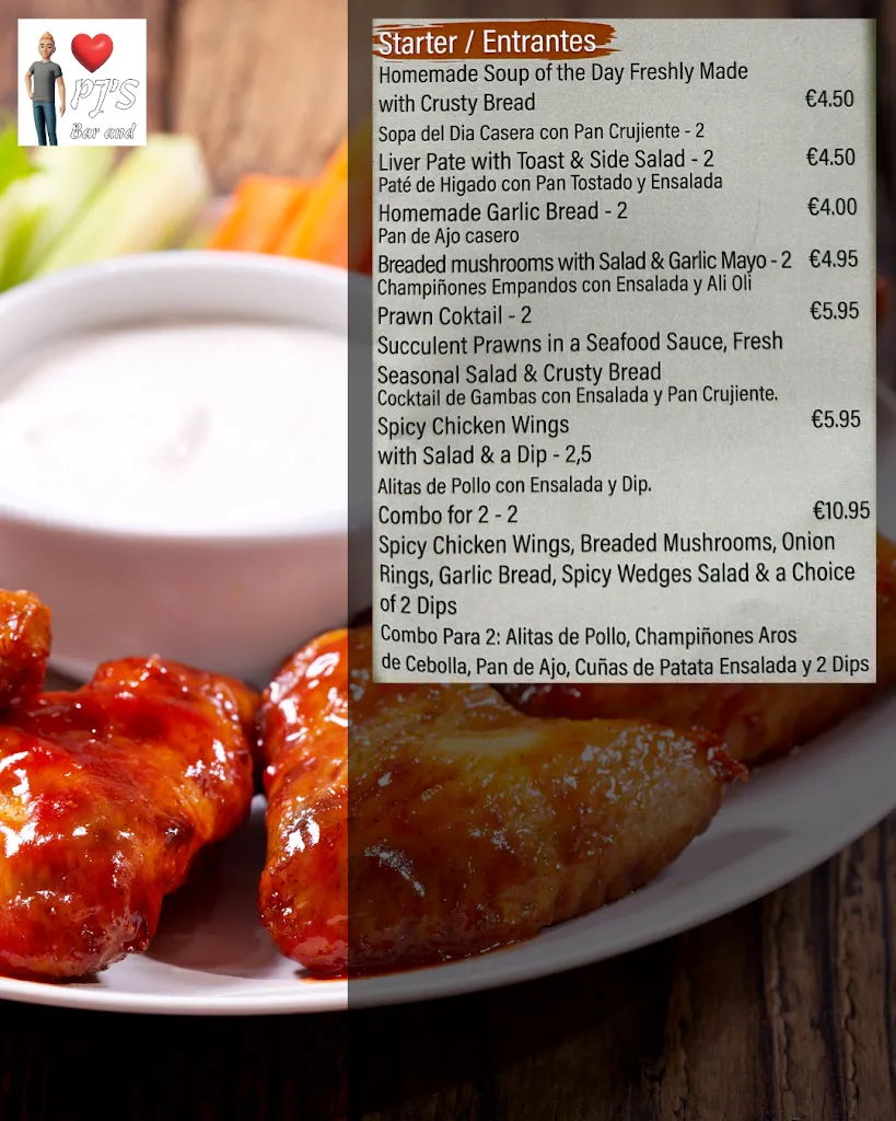 Menu_PJ's Bar and Eatery_Quesada_image_4