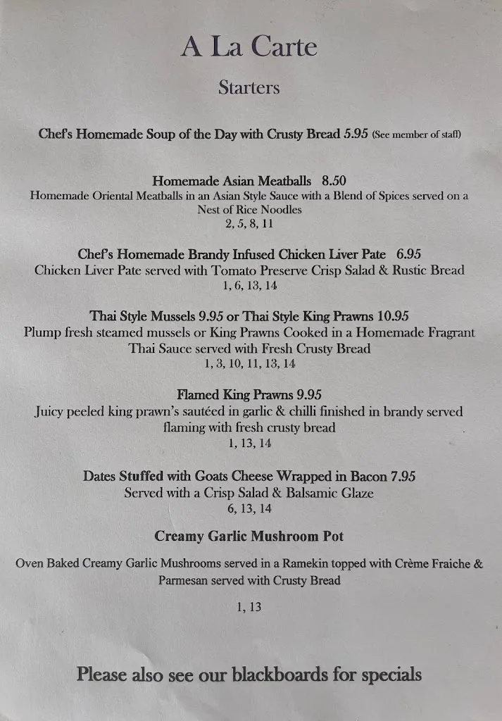 Menu_Da Silva's Restaurant Quesada_Quesada_image_2