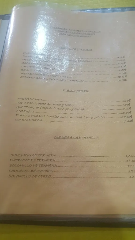 Menu_Restaurante Mirador de Peñalta_Segura de la Sierra_image_4