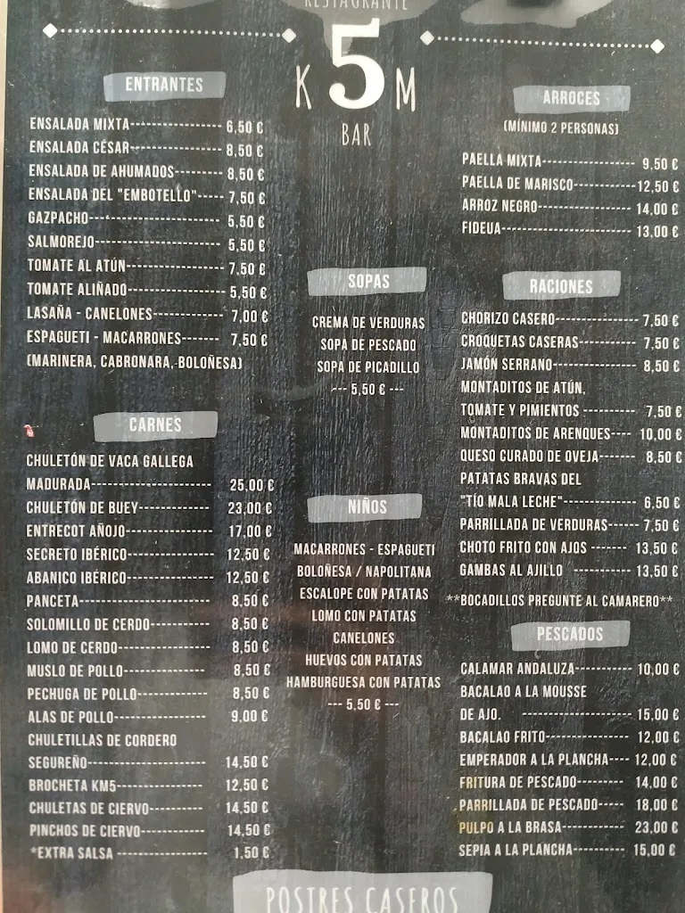 Menu_Restaurante Km5_Pozo Alcón_image_3