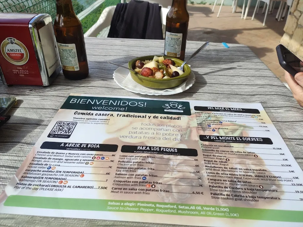 Menu_Bar Restaurante La Bolera_Pozo Alcón_image_1