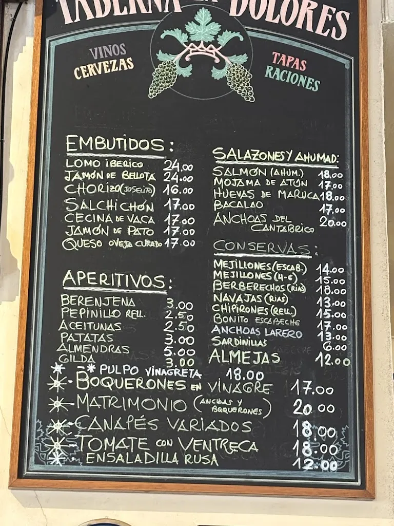 Menu_La Dolores_Dolores_image_1