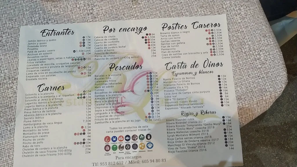 Menu_Restaurante Lola_Torre del Campo_immagine_4