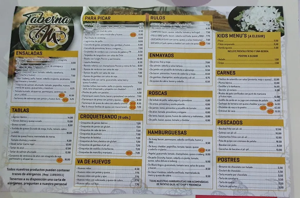 Menu_Taberna M_Torre del Campo_image_1