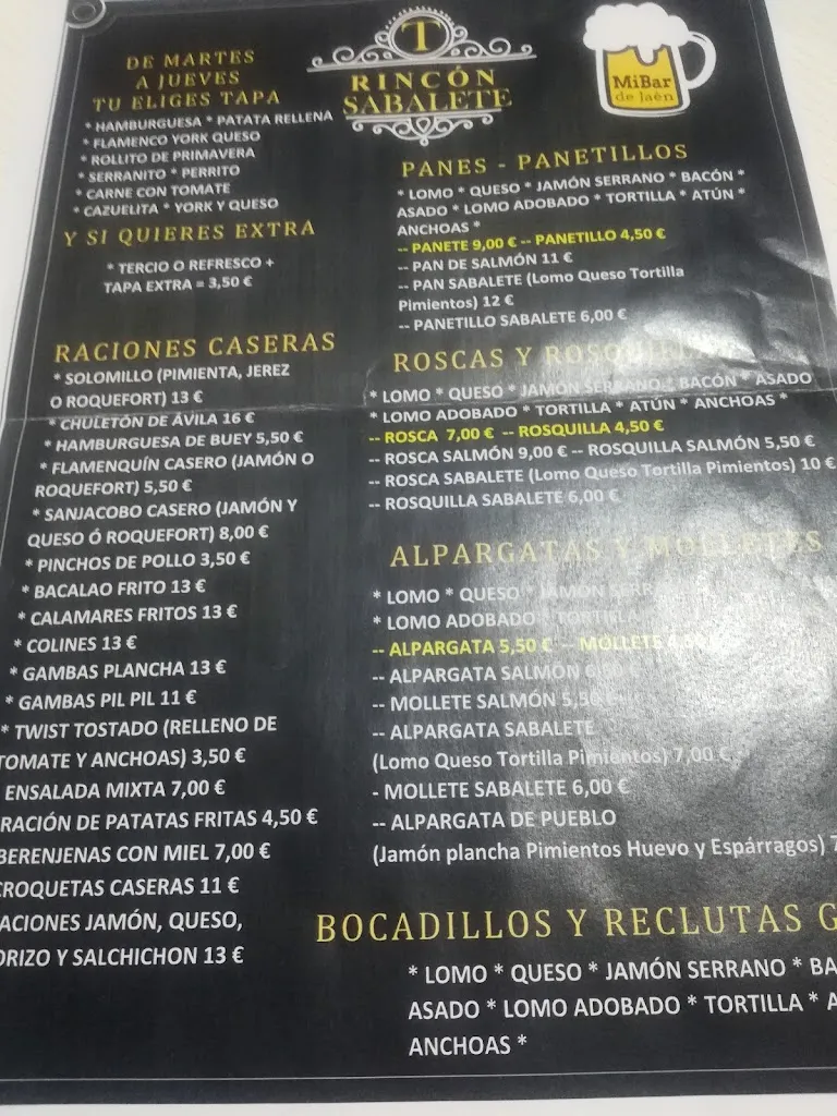 Menu_Rincón Sabalete_Torre del Campo_image_2