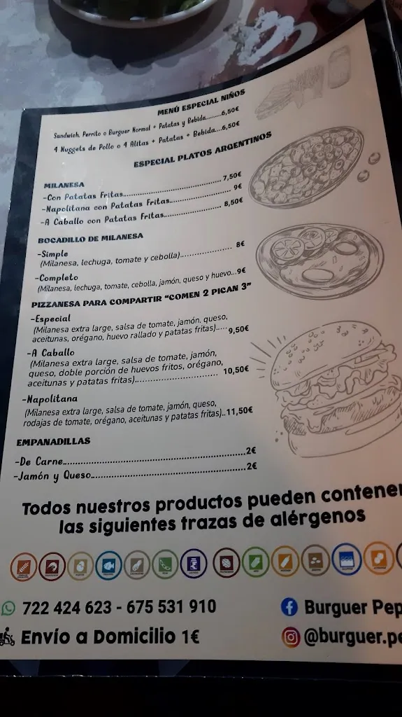 Menu_Burguer Pepe's_Torre del Campo_image_3
