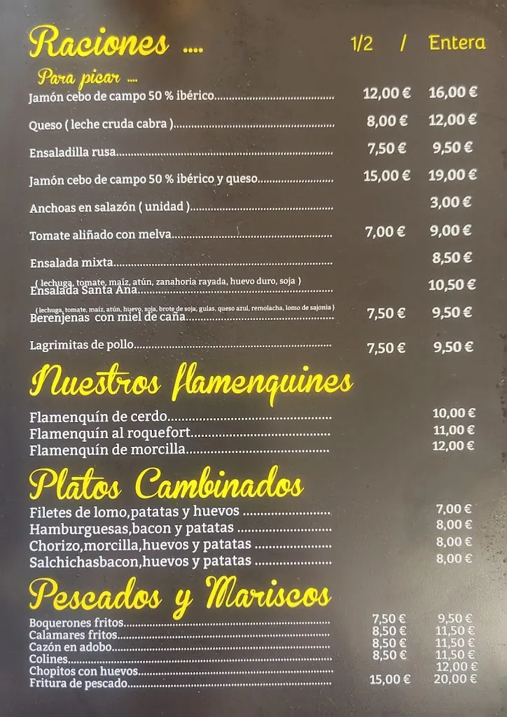 Menu_Cervecería Rincón de Barbotin_Torre del Campo_image_1