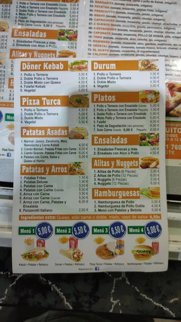 Menu_Euro doner kebap_Torreperogil_image_2