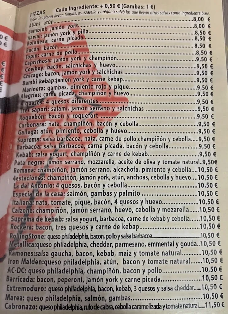 Menu_Pizzeria del Antonio_Villanueva de la Reina_immagine_1