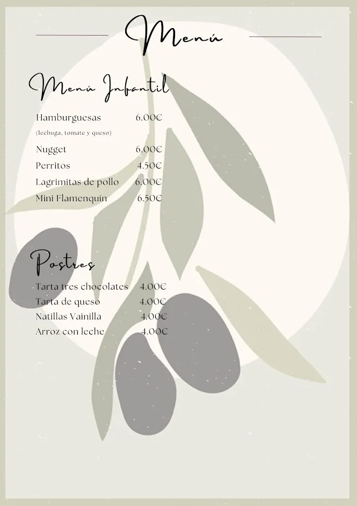 Menu_Olivo Bar Café_Torredonjimeno_image_3